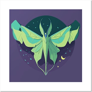 Luna Moth Posters and Art